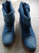 Botki jeansowe firmy Langier