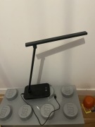 Lampka biurkowa Berge Wilno czarny moc do 5 W