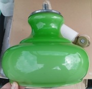 Włoska lampa vintage Rolly - szkło, lata 70, Made in Italy, 1973