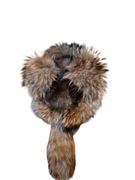 CZAPKA NATURALNA USZANKA PAPACHA  Z JENOTA