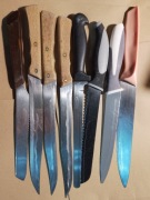 stare noże prl plus praska do ziemniaków