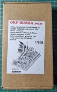 O.R.P. "BURZA" STAN 1942 ROK, DETALE DRUK 3D, SKALA 1:200 GPM