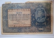 100  marek polskich 1919 sto marek 