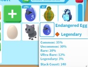 240 Endangered Egg + Dodatki | Adopt Me | ROBLOX