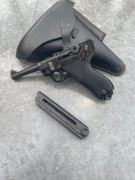 P08 Parabellum, 2 magazynki, kabura