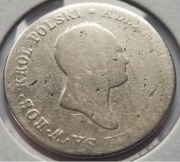 2 zł złote 1820 IB Królestwo Kongresowe Aleksander I
