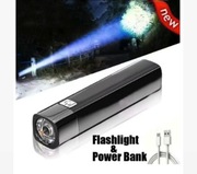 LATARKA Elegancka SILNA ! Akumulatorowa PUNKTOWA Duża MOC ! Powerbank