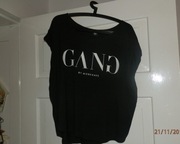 MISBHV Misbehave T-shirt bluzka z krótkim rękawem z logo oversize XS S M