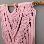 Makrama dekoracje wystrój wnętrz sypialnia 