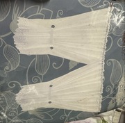 Gotowa firanka kokony 400/150 wiał biały z gipiurą NOWE