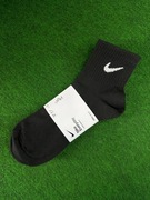 Nike Krótkie Ankle Skarpety Czarne 38-42(3 pary) 