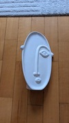 Biały wazon ceramiczny TWARZ Homla Klio - Styl Nowoczesny / Boho