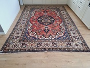 Piękny Perski Tabriz ręcznie tkany wełniany dywan 240x350cm  nr1675