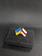 Przypinka Ukraina i Białoruś pin Belarus Ukraine