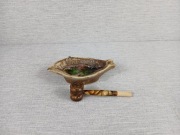 Pamiątka z Zakopanego – popielniczka z drewnianą fajką Trafika