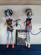 Monster High Lalki Meowlody i Purrsephone Zombie Shake
