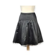 H&M czarna spódnica 38 M wieczorowa atłasowa tiul elegancka impreza