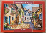 Puzzle Castorland 1000 - Rue de Village - IDEALNY/UŻYWANY