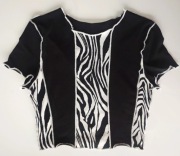 Bluzka zebra Shein 12-13 lat