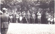 TORUŃ- POLSKIE WOJSKO- DELEGACJA FRANCUSKA- Fot. Spychalski 1930?