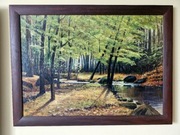 Obraz olejny Las bukowy