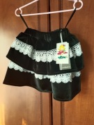 Czarna spódniczka dziewczęca 