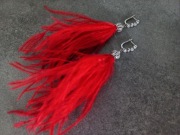 Eleganckie Kolczyki z pierzem 