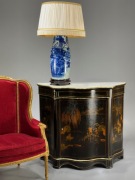 Komoda -barek w stylu  Ludwika XV, chinoiserie, Francja
