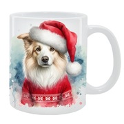 KUBEK Z PSEM Border Collie - IDEALNY PREZENT, PERSONALIZACJA,24H WYS