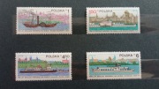 Fi 2485-2488 ** 1979 150 lat żeglugi parowej na Wiśle czyste