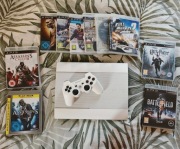 PS3 Biała 500GB z padem i 10 grami