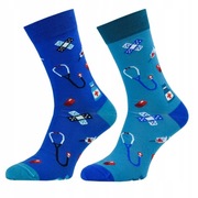 Skarpety Bawełniane skarpetki NIE DO PARY Lekarz Medyk 43-46