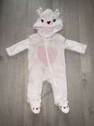 Kombinezon niemowlęcy przejściowy beżowy serduszko So Cute r62