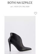 Botki VENEZIA r.39 skóra naturalna