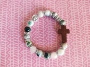 Różaniec na rękę, bransoletka. Agat