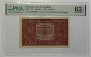 1 Marka Polska 1919 PMG 65 EPQ