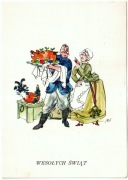 Wielkanoc A. Uniechowski karnet z życzeniami