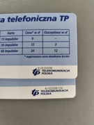 Karta telefoniczna chipowa nr 115 D. Dwa rodzaje numerów seryjnych