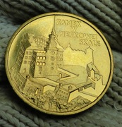 2 zł   ZAMEK W PIESKOWEJ SKALE  Z 1997  R. ORYGINAŁ 