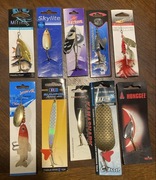 Obrotówki błystki SPINEX Jaxon Rumpol Honggee Mifine ZESTAW OKAZJA