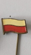 Przypinka PRL Flaga Polska