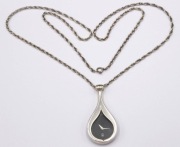 Zegarek Relo Design - srebrny damski wisior - zegarek/Szwajcaria 