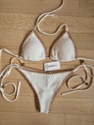 Strój kąpielowy Calzedonia L 85B/80C/75D, 4 bicolor 3d Coco white Vanilla 