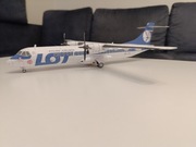 Model kartonowy polskie linie PLL LOT ATR 72-500 eurolot samolot 1:72