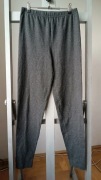 Bawełniane getry/ leginsy szary melanż S 36 / M 38