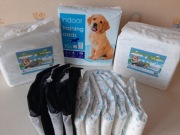 Zestaw pieluchy dla psa L i podkłady 