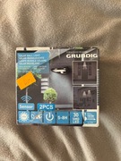Grundig - ZESTAW 2x LED Kinkiet solarny z czujnikiem LED