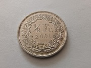 Szwajcaria 1/2 franka 2001 B