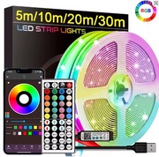 Taśma LED RGB 5m USB na Pilota