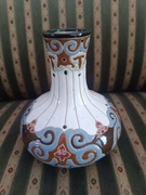 Wazon kolorowy kolorowe greckie motywy 20 cm wys. czasy PRL